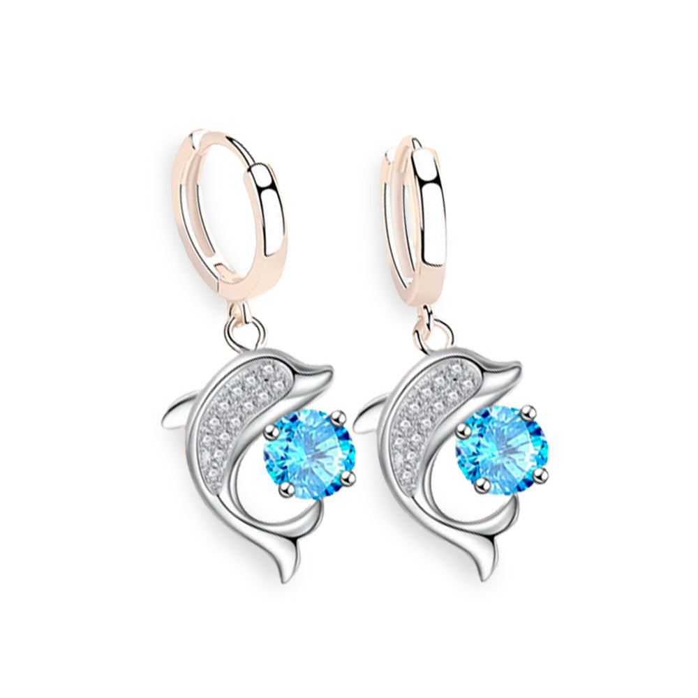 VIP Dolphin Bright Earrings
