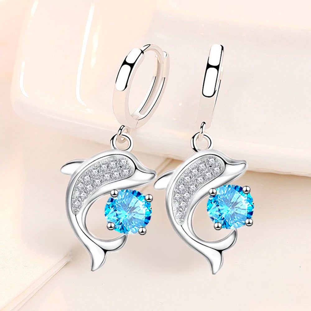 VIP Dolphin Bright Earrings