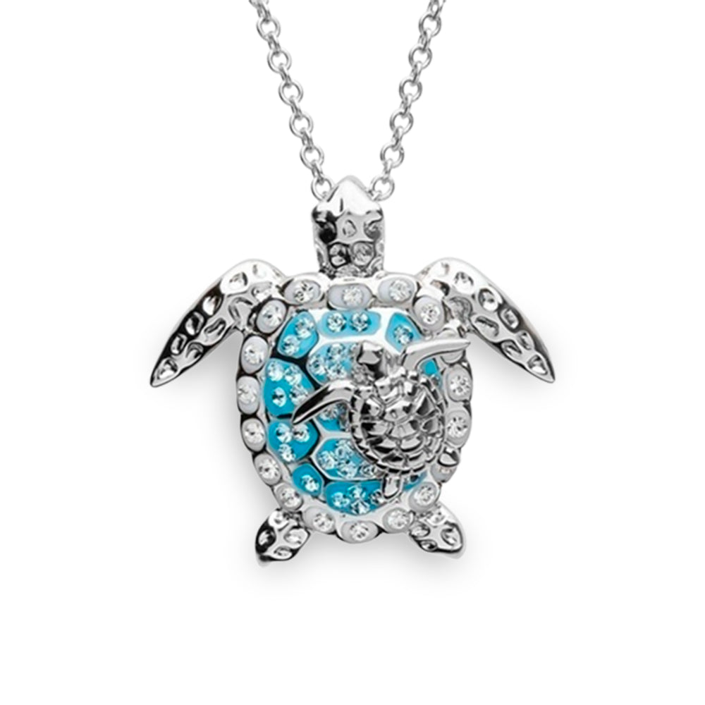 VIP Turtle Mother and Baby Necklace