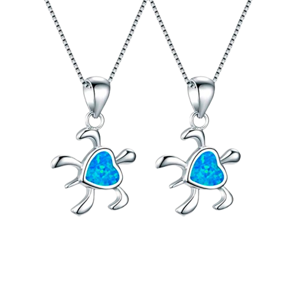 The Sea Turtle Heart Necklace