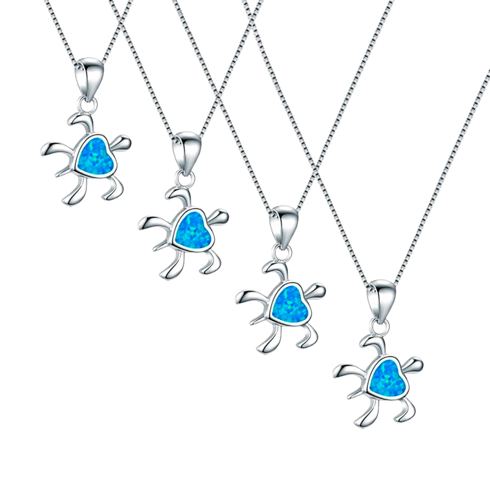 The Sea Turtle Heart Necklace